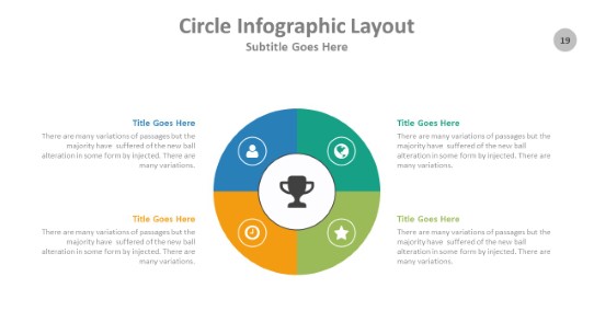 Circle 019 PowerPoint Infographic pptx design