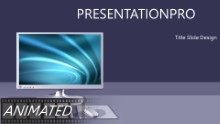 Desktop Screensaver Widescreen PPT PowerPoint Animated Template Background