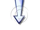 Download arrow dn blue PowerPoint Graphic and other software plugins for Microsoft PowerPoint