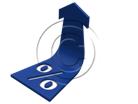 Download percent arrow up blue PowerPoint Graphic and other software plugins for Microsoft PowerPoint