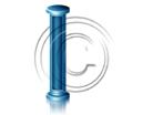Download hightech column blue PowerPoint Graphic and other software plugins for Microsoft PowerPoint