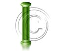 Download hightech column green PowerPoint Graphic and other software plugins for Microsoft PowerPoint