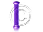 Download hightech column purple PowerPoint Graphic and other software plugins for Microsoft PowerPoint