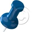Download push pin blue 04 PowerPoint Graphic and other software plugins for Microsoft PowerPoint