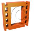 Download action button movie orange PowerPoint Graphic and other software plugins for Microsoft PowerPoint