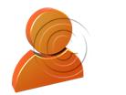 Download action button representative orange PowerPoint Graphic and other software plugins for Microsoft PowerPoint
