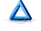 Download 3dtriangle01 blue PowerPoint Graphic and other software plugins for Microsoft PowerPoint