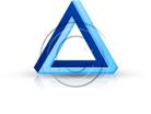 Download 3dtriangle02 blue PowerPoint Graphic and other software plugins for Microsoft PowerPoint