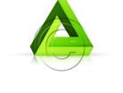 Download 3dtriangle03 green PowerPoint Graphic and other software plugins for Microsoft PowerPoint