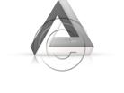 Download 3dtriangle03 silver PowerPoint Graphic and other software plugins for Microsoft PowerPoint