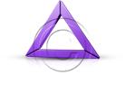 Download 3dtriangle06 purple PowerPoint Graphic and other software plugins for Microsoft PowerPoint