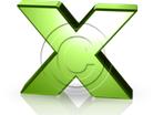 Download 3dxmark01 green PowerPoint Graphic and other software plugins for Microsoft PowerPoint