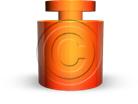 Download label column orange PowerPoint Graphic and other software plugins for Microsoft PowerPoint
