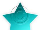 Download lined star1 teal PowerPoint Graphic and other software plugins for Microsoft PowerPoint