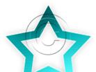 Download lined star2 teal PowerPoint Graphic and other software plugins for Microsoft PowerPoint