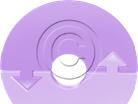 Download arrowcircleholder02 purple PowerPoint Graphic and other software plugins for Microsoft PowerPoint