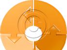 Download arrowcircleholder04 orange PowerPoint Graphic and other software plugins for Microsoft PowerPoint