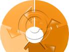 Download arrowcircleholder05 orange PowerPoint Graphic and other software plugins for Microsoft PowerPoint