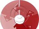 Download arrowcircleholder05 red PowerPoint Graphic and other software plugins for Microsoft PowerPoint