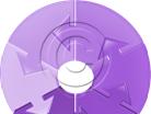 Download arrowcircleholder06 purple PowerPoint Graphic and other software plugins for Microsoft PowerPoint