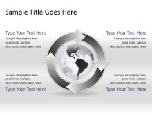 Download arrowcycle a 4gray globe PowerPoint Slide and other software plugins for Microsoft PowerPoint