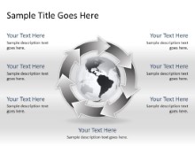 Download arrowcycle a 7gray globe PowerPoint Slide and other software plugins for Microsoft PowerPoint