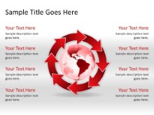 Download arrowcycle a 8red globe PowerPoint Slide and other software plugins for Microsoft PowerPoint