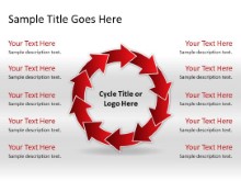 Download arrowcycle c 10red PowerPoint Slide and other software plugins for Microsoft PowerPoint