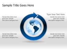Download arrowcycle c 1blue globe PowerPoint Slide and other software plugins for Microsoft PowerPoint