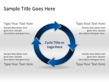 Download arrowcycle c 4blue PowerPoint Slide and other software plugins for Microsoft PowerPoint