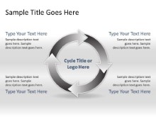 Download arrowcycle c 4gray PowerPoint Slide and other software plugins for Microsoft PowerPoint