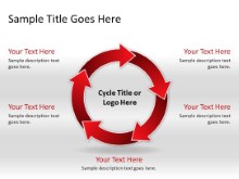Download arrowcycle c 5red PowerPoint Slide and other software plugins for Microsoft PowerPoint
