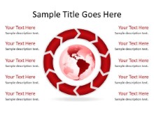 Download chrevoncycle b 10red clockwise globe PowerPoint Slide and other software plugins for Microsoft PowerPoint