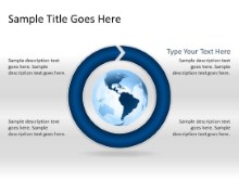 Download chrevoncycle b 1blue clockwise globe PowerPoint Slide and other software plugins for Microsoft PowerPoint