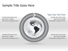 Download chrevoncycle b 1gray clockwise globe PowerPoint Slide and other software plugins for Microsoft PowerPoint
