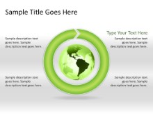 Download chrevoncycle b 1green clockwise globe PowerPoint Slide and other software plugins for Microsoft PowerPoint