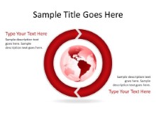 Download chrevoncycle b 2red clockwise globe PowerPoint Slide and other software plugins for Microsoft PowerPoint