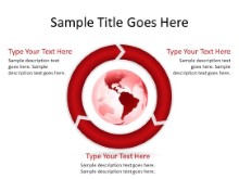 Download chrevoncycle b 3red clockwise globe PowerPoint Slide and other software plugins for Microsoft PowerPoint