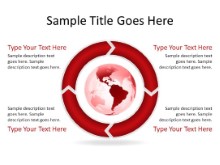 Download chrevoncycle b 4red clockwise globe PowerPoint Slide and other software plugins for Microsoft PowerPoint