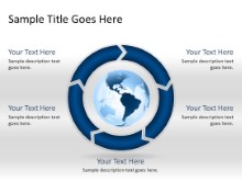 Download chrevoncycle b 5blue clockwise globe PowerPoint Slide and other software plugins for Microsoft PowerPoint