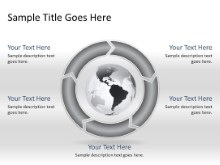 Download chrevoncycle b 5gray clockwise globe PowerPoint Slide and other software plugins for Microsoft PowerPoint