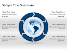 Download chrevoncycle b 6blue clockwise globe PowerPoint Slide and other software plugins for Microsoft PowerPoint