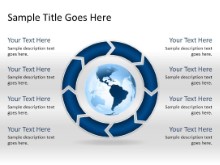 Download chrevoncycle b 8blue clockwise globe PowerPoint Slide and other software plugins for Microsoft PowerPoint