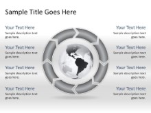 Download chrevoncycle b 8gray clockwise globe PowerPoint Slide and other software plugins for Microsoft PowerPoint