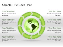 Download chrevoncycle b 8green clockwise globe PowerPoint Slide and other software plugins for Microsoft PowerPoint