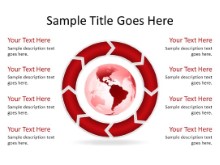 Download chrevoncycle b 8red clockwise globe PowerPoint Slide and other software plugins for Microsoft PowerPoint