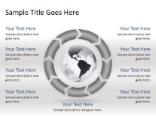 Download chrevoncycle b 9gray clockwise globe PowerPoint Slide and other software plugins for Microsoft PowerPoint