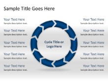 Download chrevoncycle c 10blue clockwise PowerPoint Slide and other software plugins for Microsoft PowerPoint