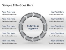 Download chrevoncycle c 10gray clockwise PowerPoint Slide and other software plugins for Microsoft PowerPoint