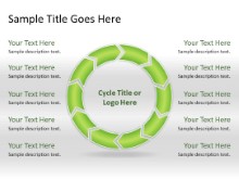 Download chrevoncycle c 10green clockwise PowerPoint Slide and other software plugins for Microsoft PowerPoint